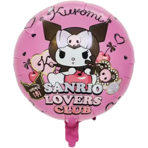 Kuromi Balloon Decorations  Set Of 5 Mylar Balloons Birthday Party - Picture 4 of 4